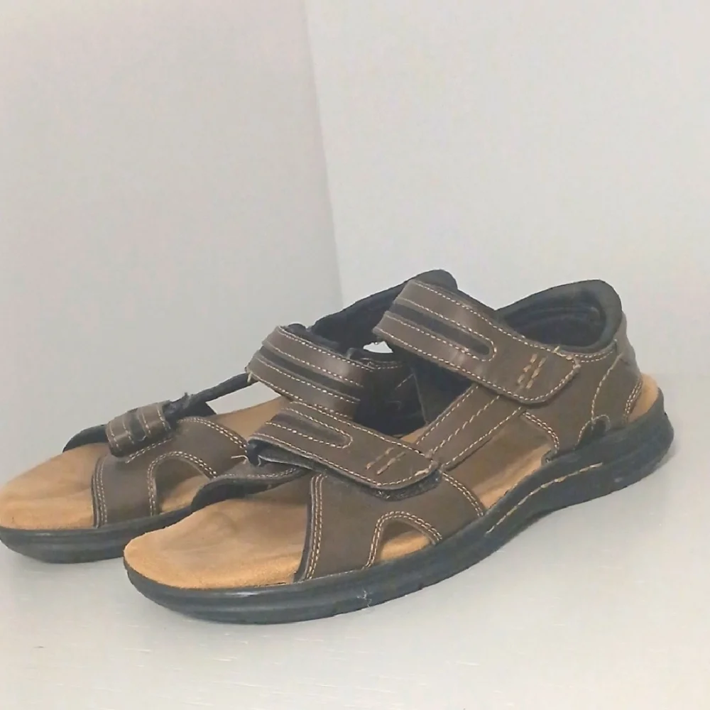 Dockers Men's Brown Sandals, Gentle Used SZ 11,